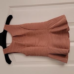 A'gaci Peplum Sleeveless Top